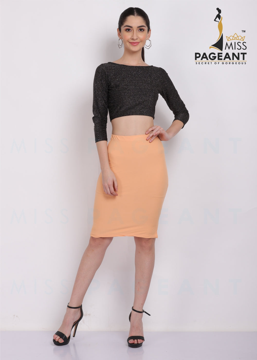 High Waist Pencil Skirt, Shapewear Skirt, Midi Pencil Skirt