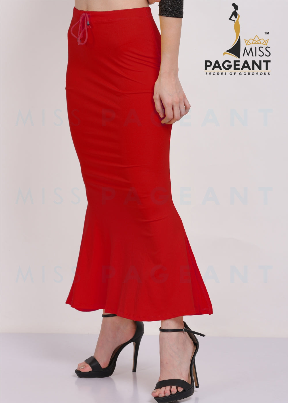 Women's Flared Stretchable Cotton Saree Shapewear (Mini) - Skin – Miss  Pageant